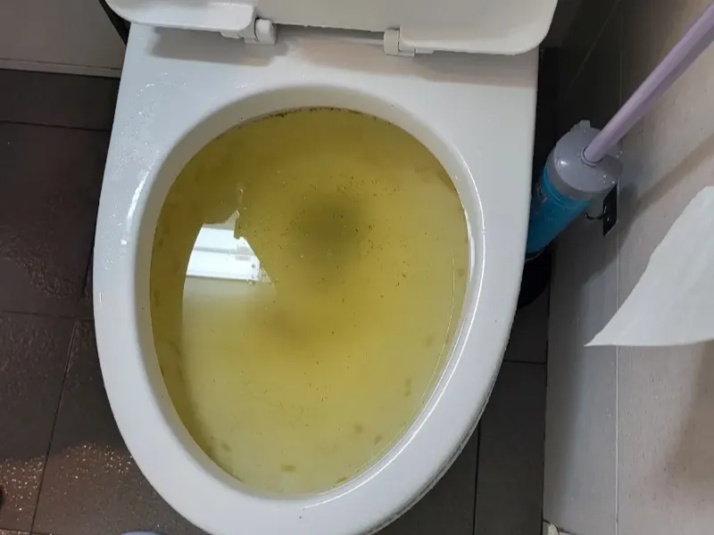 공주 변기막힘 작업사례 6